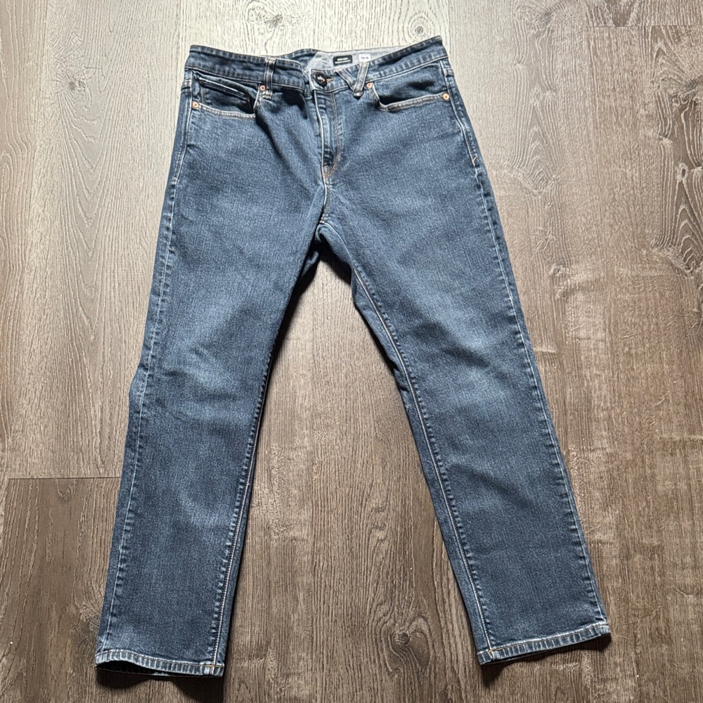 Volcom Men's Straight Blue Jeans